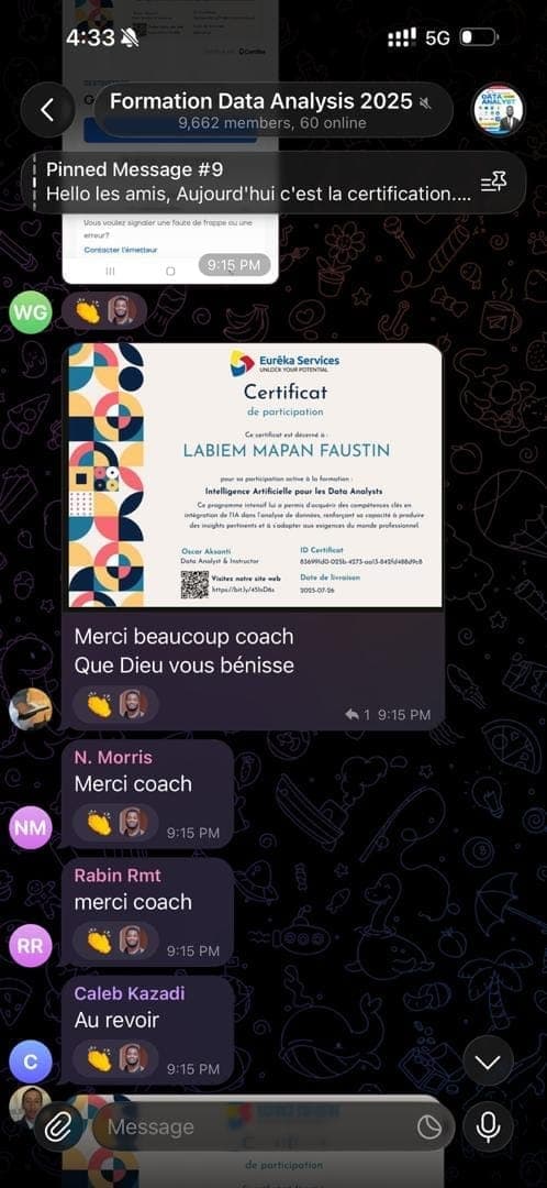 Capture d'écran d'un témoignage d'apprenant 3
