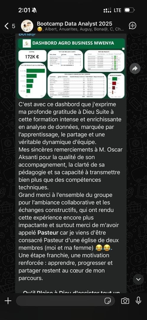Capture d'écran d'un témoignage d'apprenant 4