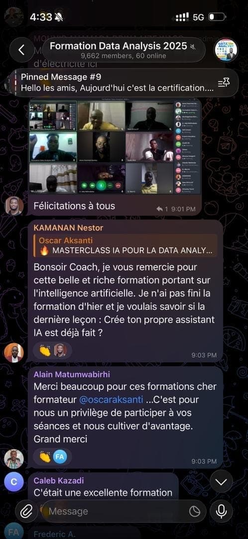 Capture d'écran d'un témoignage d'apprenant 5